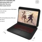Dėklas Msi Katana Gf66/gf63/creator Z16 15.6-16 colių