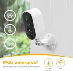 Apsaugos Kamera - Arenti GO1 Wi‑Fi Apsaugos Kamera Su SP1 Saulės Skydeliu