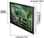 I&scaron;maniųjų namų valdymo skydelis - Aqara Panel Hub S1 Plus EU 6,9 colio Zigbee 3.0 Matter tiltas