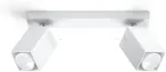LED LUX Baltas lubinis &scaron;viestuvas kvadratinis sieninis &scaron;viestuvas 2x Gu10 Led reguliuojama juosta namams