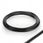 Plieninė lyno viela su danga 4/5,2 mm jėgos treniruokliams, keltuvams, atlasams - 5 m