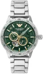 &bdquo;Emporio Armani AR60053 Meccanico&ldquo; vyri&scaron;kas žalias automatinis laikrodis