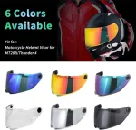 Mt Helmets &Scaron;almo stikliukas mt-v-28b thunder 4 sv, motociklo apsauga nuo vėjo, viso veido &scaron;almo lę&scaron;is, motociklo &scaron;almo stikliuko priedų keitimas (rainbow)
