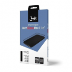 3MK HardGlass Max Lite ekrano apsauga, Apple, iPhone XS Max, grūdintas stiklas, skaidrus/Juodas