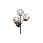 Sieninis &scaron;viestuvas Ideal Lux Wall lamp with 3 lights KEPLER, E27, nickel