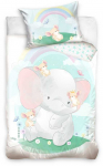 Dvipusis patalynės komplektas "Baby elephant", 100x135 cm