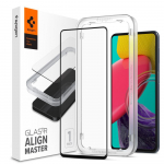 Spigen ALM Glass FC apsauginis tiklas skirtas Samsung Galaxy M53 5G - juodos spalvos