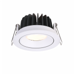 Lubinis &scaron;viestuvas FULL Įleidžiamas reguliuojamas LED &scaron;viestuvas NOBLE R1028, 10W, 3000K, 36&deg;, garantija 10 metų