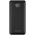 CANYON PB-2002 maitinimo blokas 20000 mAh ličio polio akumuliatorius, C tipo įvestis 5V3A, 9V2A, 18W, C i&scaron;vesties tipas: 5V3A, 9V2.2A, 12V1.5A, 20W, USBA1/USBA2 i&scaron;vestis: 5V3A.5A,5V ,4.5V/5A,9V2A,12V1.5A,22.5W147.5*69*28.6mm, 0.437g , kabelis Type C, ...