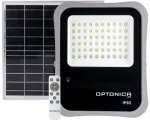 20W LED prožektorius su saulės baterija, pilkas, 6000K, su nuotolinio valdymo galimybe