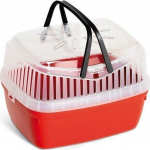 Panama Pet Raudona graužikų ir triu&scaron;ių transporteris 30x23x21cm