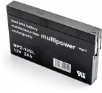 Avacom Multipower MP2-12SL NP2-12 12V 2Ah AGM Akumuliatorius nereikalaujantis priežiūros