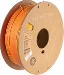 Polymaker PolyLite Silk PLA Dual Color - 1.75mm - 1kg - Sunset Auksinis-Raudonas