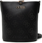Guess, Amara, Polyester, Textile Handbag, 4G Logo, Juodas, HWSG8493010, 22 x 20.5 x 14 cm