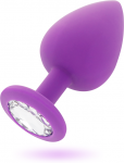 Intense Anal Toys Intense Shelki M Lilac - Medical Silicone Anal Plug with Diamond Base