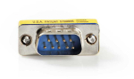 Nedis Serieller Adapteris - Adapteris | D-SUB 9-Pin Stecker | D-SUB 9-Pin Stecker | Vernickelt | Metall | Box