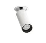 12W LED įleidžiamas &scaron;viestuvas FIT 50, baltu korpusu, 3000K, 47&ordm;, DALI