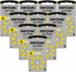 Baterijos Klausos Aparatams Rayovac Extra 10 80 Vnt.