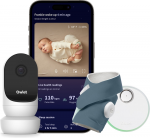 I&scaron;mani kūdikio kojinė &bdquo;Owlet Dream Sock&ldquo;, mėlynos spalvos + Owlet Cam 2 mobili auklė