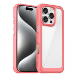 Hurtel Outer Space Gel Frame Apple iPhone 16 Pro - dėklas telefonui raudonos spalvos