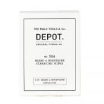 Set Depot 500 Beard & Mustache Specifics No. 504 Beard & Moustache Cleansing Wipes, 12 vnt.