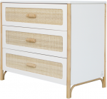Theobebe Kum&scaron;čio spintelė, Oceania Rattan Cannes, 0,9x0,52x0,86 m, Balta