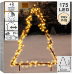 Lauko metalinė eglutė, 175 LED, 75 cm