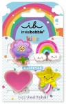 Invisibobble plaukų segtukai Clipstar Happy World 4 vnt.