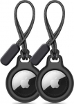 Tech-Protect Rough 2-pack Apple AirTag &ndash; dėklas telefonui juodos spalvos