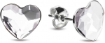 Sidabriniai auskarai su Swarovski kristalais Brasco 61733