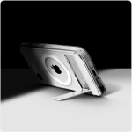 Dėklas Spigen Ultra Hybrid S MagSafe, skaidrus baltas - iPhone 16e