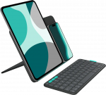 Logitech &ndash; atverčiamas dėklas, skirtas &bdquo;iPad Pro&ldquo; ir &bdquo;Air 11&ldquo; &ndash; grafito spalvos &ndash; &Scaron;iaurės &scaron;alių telefonams