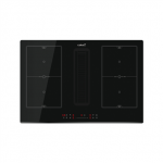 CATA Venting Hob | IAS 7024 | Induction | Number of burners/cooking zones 4 | Slider | Juodas | CATA | Hob with Hood | IAS 7024 | Induction | 77 cm | Number of burners/cooking zones 4 | Juodas | Slider