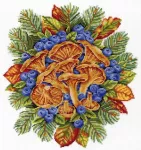 MP Studia Beldizart Kryželių siuvinėjimo rinkinys "Forest Treasures" SNV-772