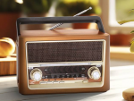 Radio LTC Radio przenośne ELMA RETRO Bluetooth USB latarka