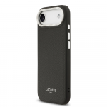 Lacoste PU Leather Champs Elysees MagSafe dėklas skirtas Apple iPhone Air juodos spalvos