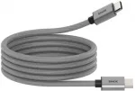 Sinox PRO USB C 2.0 magnetinis kabelis. 1 m. Pilkas.