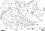 Bmw 5 E60 E61 Garsinis Aizsargiklis Originalus 51487039406