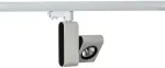 18W LED akcentinis vienfazis &scaron;viestuvas RENDER, baltos/juodos sp., 3000K