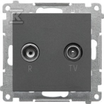 Kontakt Simon GN.ANTEN.R-TV END.GRAPHITE.MAT SIMON55