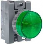 Spamel Posūkio lemputė 22 mm žalia (SP22-LZ-LED-UNIAC/DC)