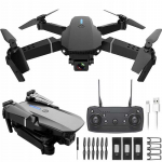 Dronas E88 su kamera, WiFi ry&scaron;iu ir 15 min skrydžio laiku
