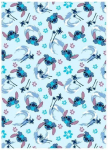 Disney Stitch Coral blanket 110x140cm