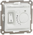 Schneider Electric REG.TEMP.GRINDYS.Baltas SEDNA DIZAINAS