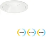 10W LED įleidžiamas &scaron;viestuvas LUIGI, baltas, 3000/4000/6500K, 4334900