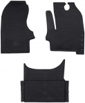 Automobilių kilimėlis 3 pcs Juoda tinkamas Iveco DAILY 2014-
