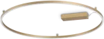 53W LED lubinis &scaron;viestuvas ORACLE SLIM, žalvario sp., 3000K, 370279