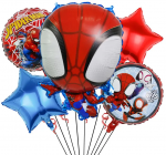 Folinių Balionų Rinkinys Žmogus Voras 5 vnt Spider Man ( AYD230510-12 )