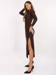 Suknelė Sukienka-IT-SK-21619.97-ciemny ruda