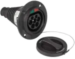 Akyga AK-SC-E25 eMobility Ladesteckdose 32 A 1phasig Type 2 No 1 0 m